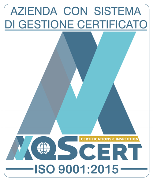 Marchio certificazione ISO 9001:2015